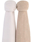2 Pack Cotton Muslin Swaddle Blanket