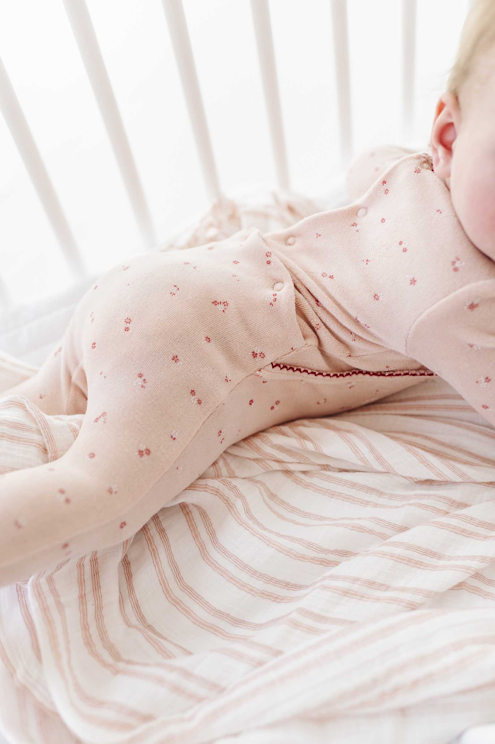 2 Pack Cotton Muslin Swaddle Blanket - Pink Butterfly