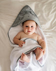 Blue Cherries Hooded Towel & Washcloth