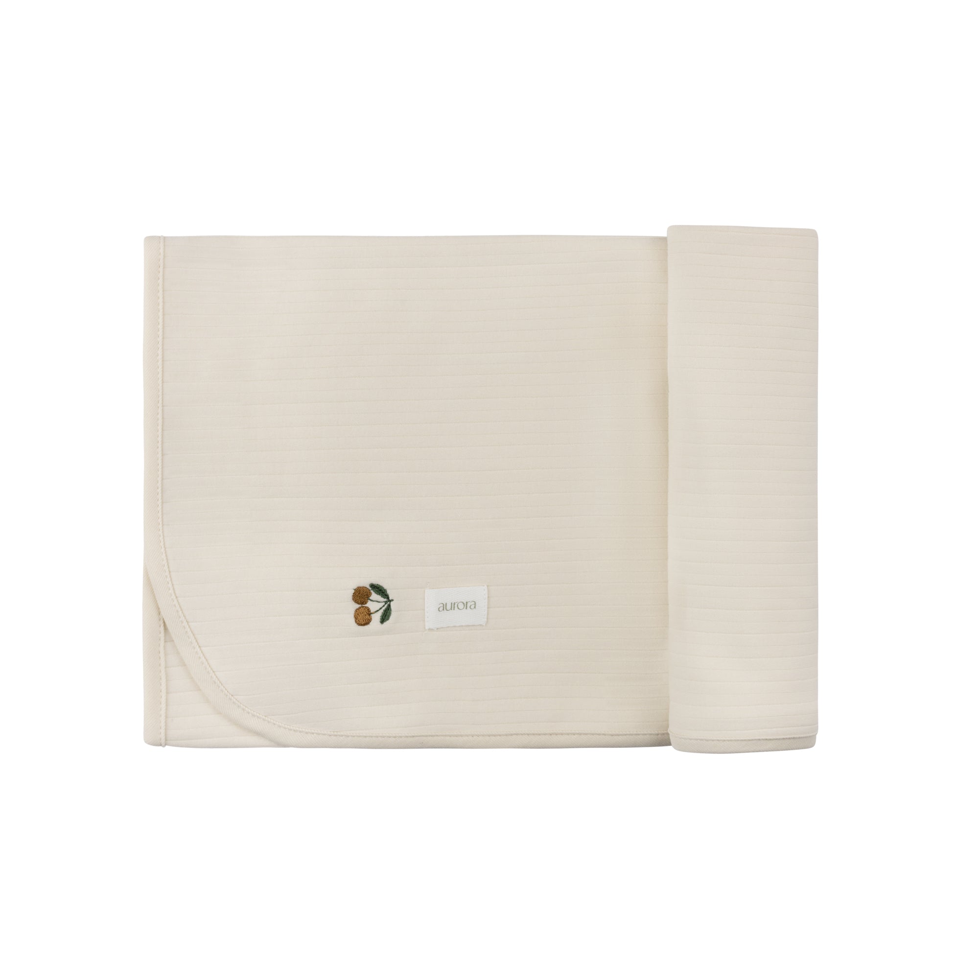 Embroidered Cherry Print Collection - Blanket