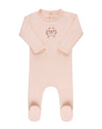 Soft pink Cotton Baby Footie – Garden Floral Center