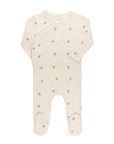 Soft Bamboo Baby Footie – Embroidered Collection