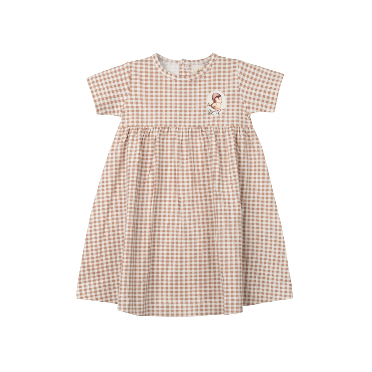 toddler brown gingham dress Beatrice & George BABY GIRLS YELLOW COTTON GINGHAM DRESS 6 Months