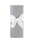 Solid Muslin Swaddle with Scallop Trim