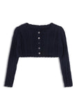 Cable Pointelle Collection - Cardigan