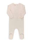 Cable Pointelle Flat Collection - Footie