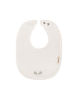 Organic Wide Rib Embroidered Scallop Collar Collection - Bib