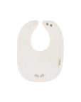 Organic Wide Rib Embroidered Scallop Collar Collection - Bib