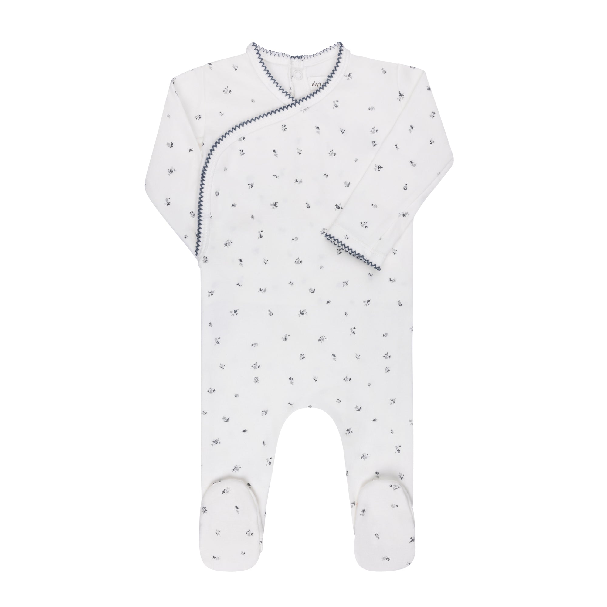 Velour Cluster Flower & Leaf Collection - Footies