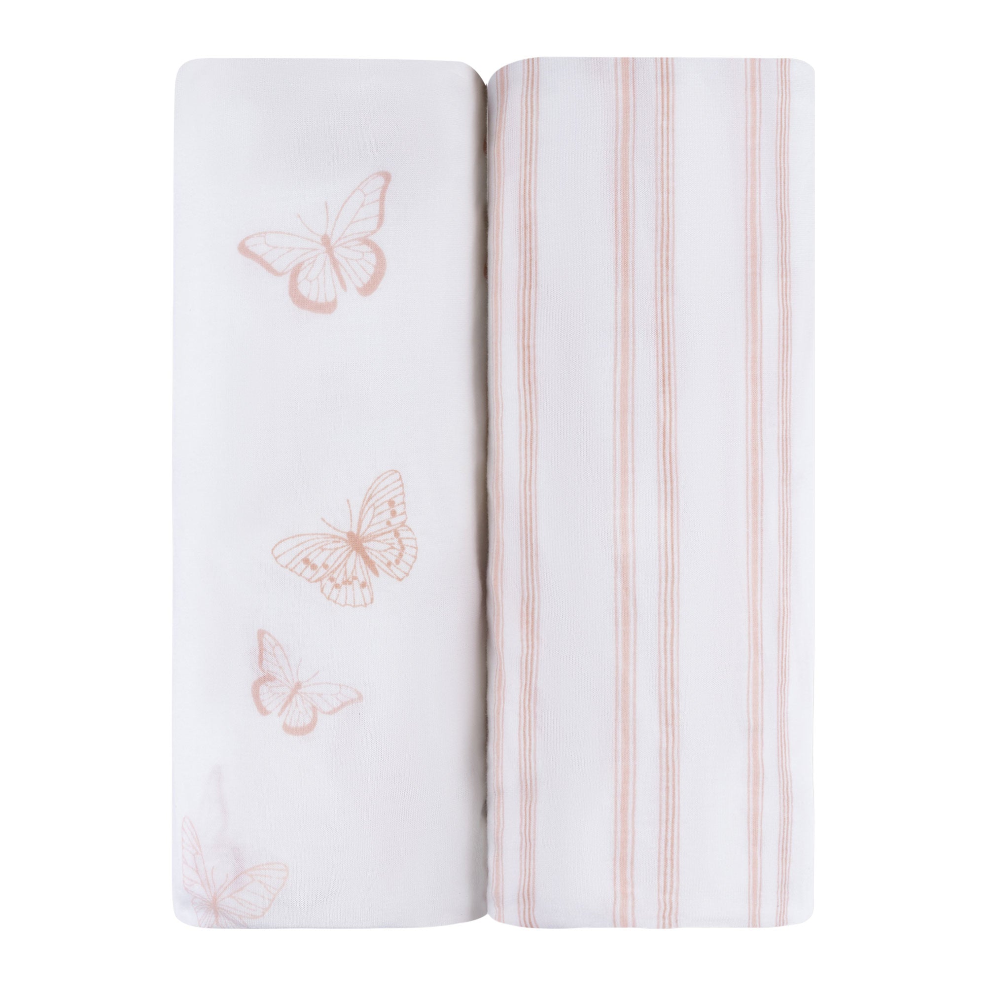 2-pack Butterfly Crib Sheet Set