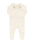 Jersey Cotton -Embroidered Collar Collection- Footies