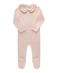 Embroidered Velour Collar Collection - Footie
