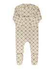 Cotton Plaid Print Collection - Bodysuit + Overalls