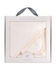 Cream Hooded Towel & Washcloth