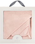 Pink Hooded Towel & Washcloth