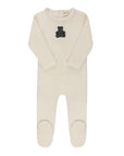 Velour Plaid Bear Collection - Footie