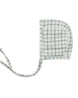 Modal French Terry Plaid Sheep Collection - Footie + Bonnet
