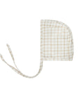 Modal French Terry Plaid Sheep Collection - Footie + Bonnet
