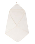 Cream Hooded Towel & Washcloth