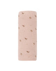 Pink Floral Muslin Cotton Swaddle Blanket