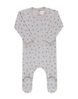 Garden Floral Baby Footie