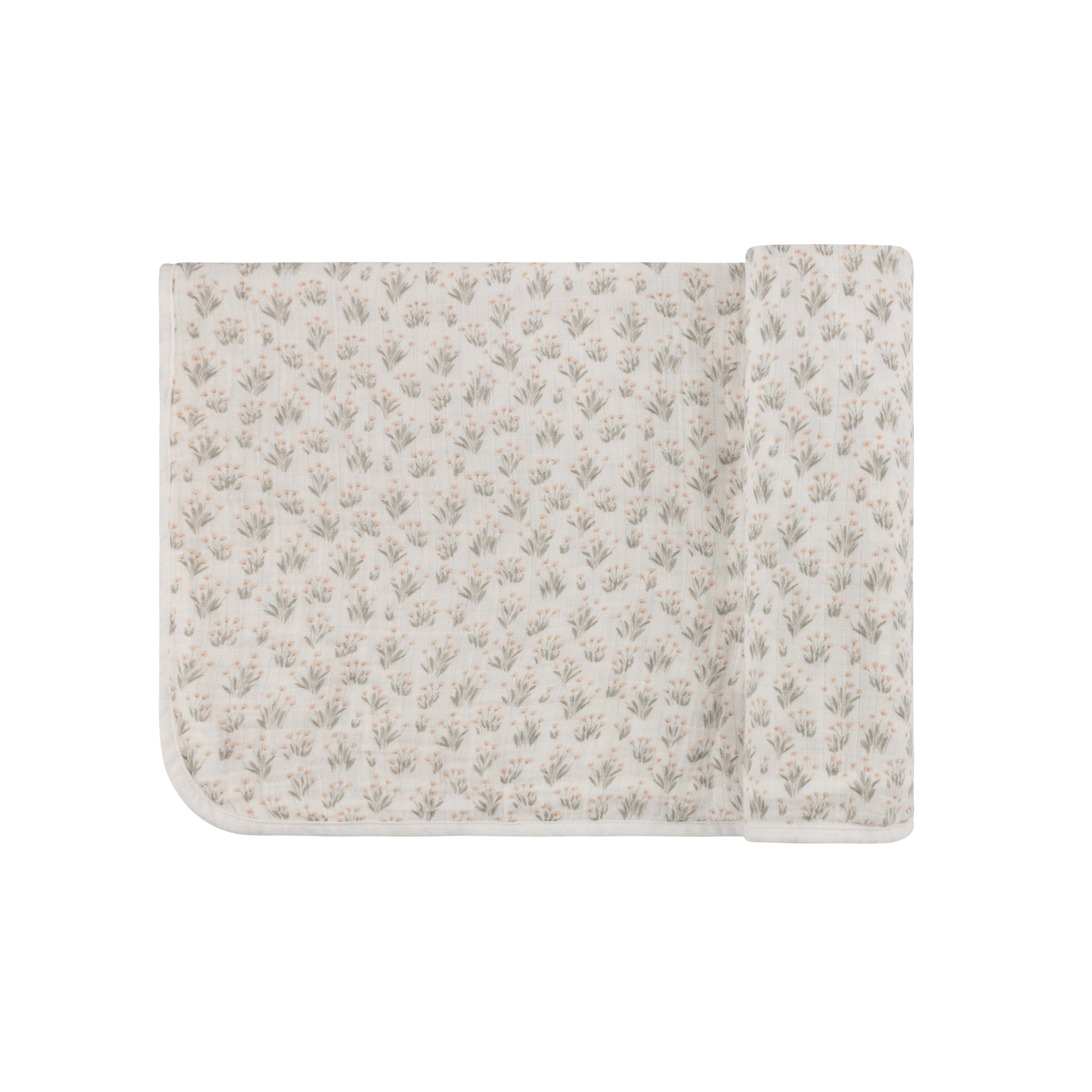 French Terry Blooms Collection - Two Pack Muslin Swaddle