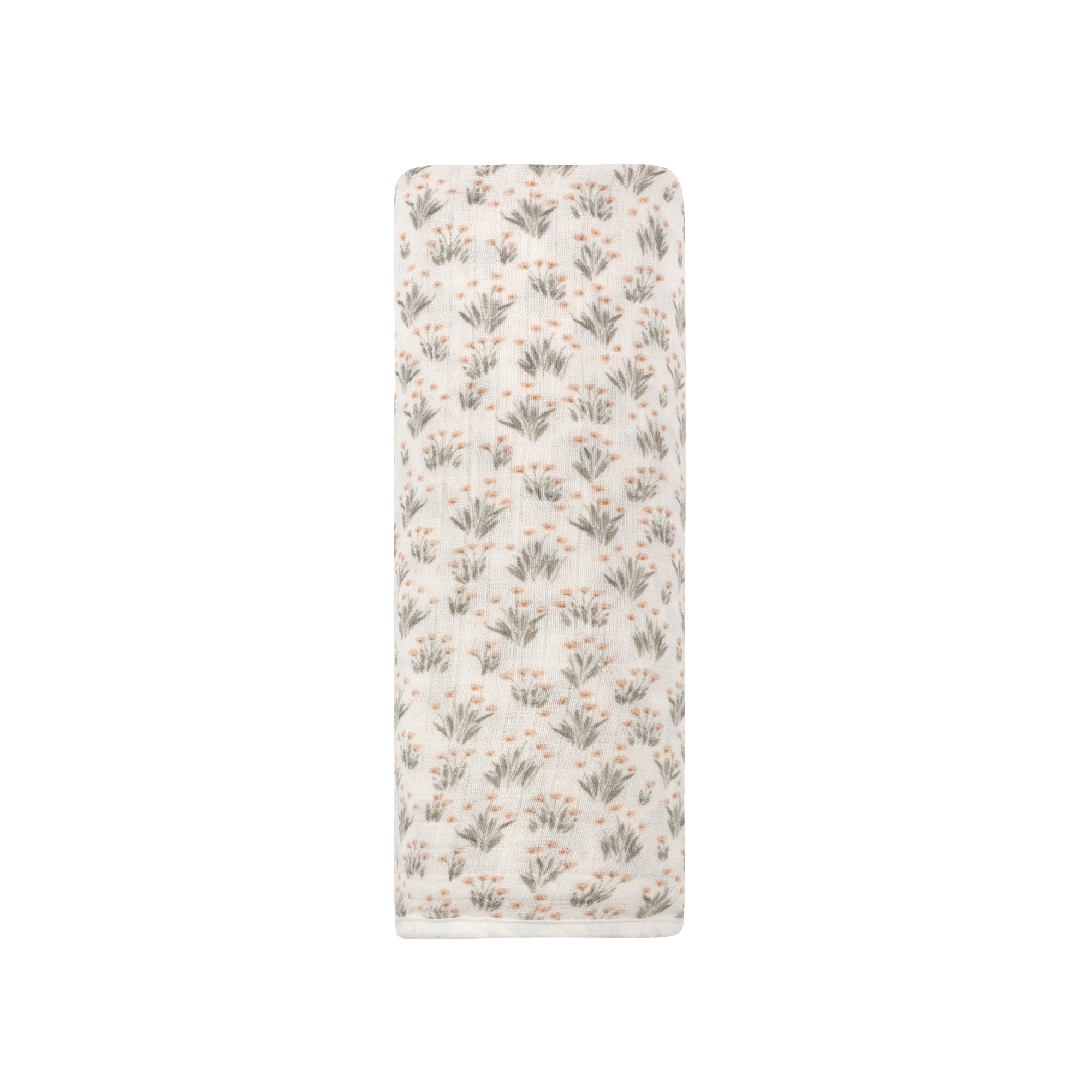 French Terry Blooms Collection - Muslin Swaddle