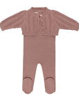 Cable Pointelle Flat Collection - Cardigan