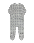 Cotton Floral Plaid Collection - Footie