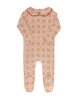 Cotton Floral Plaid Collection - Footie