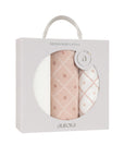 Hypoallergenic Gift ready Pink Burp Cloth set