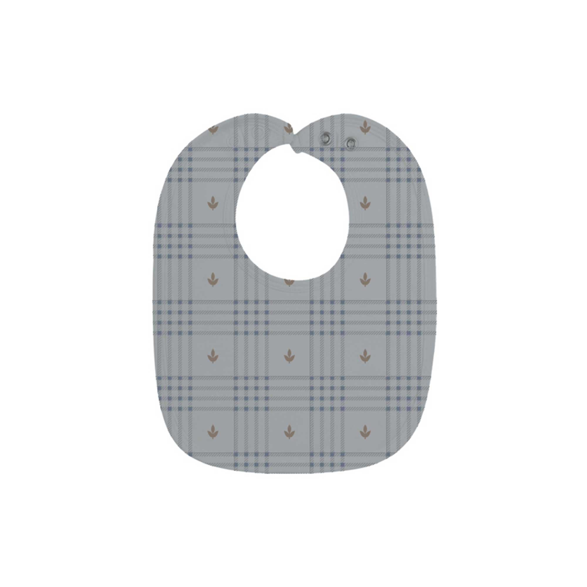 Cotton Floral Plaid Collection - Bib