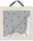 Blue Cherries Hooded Towel & Washcloth