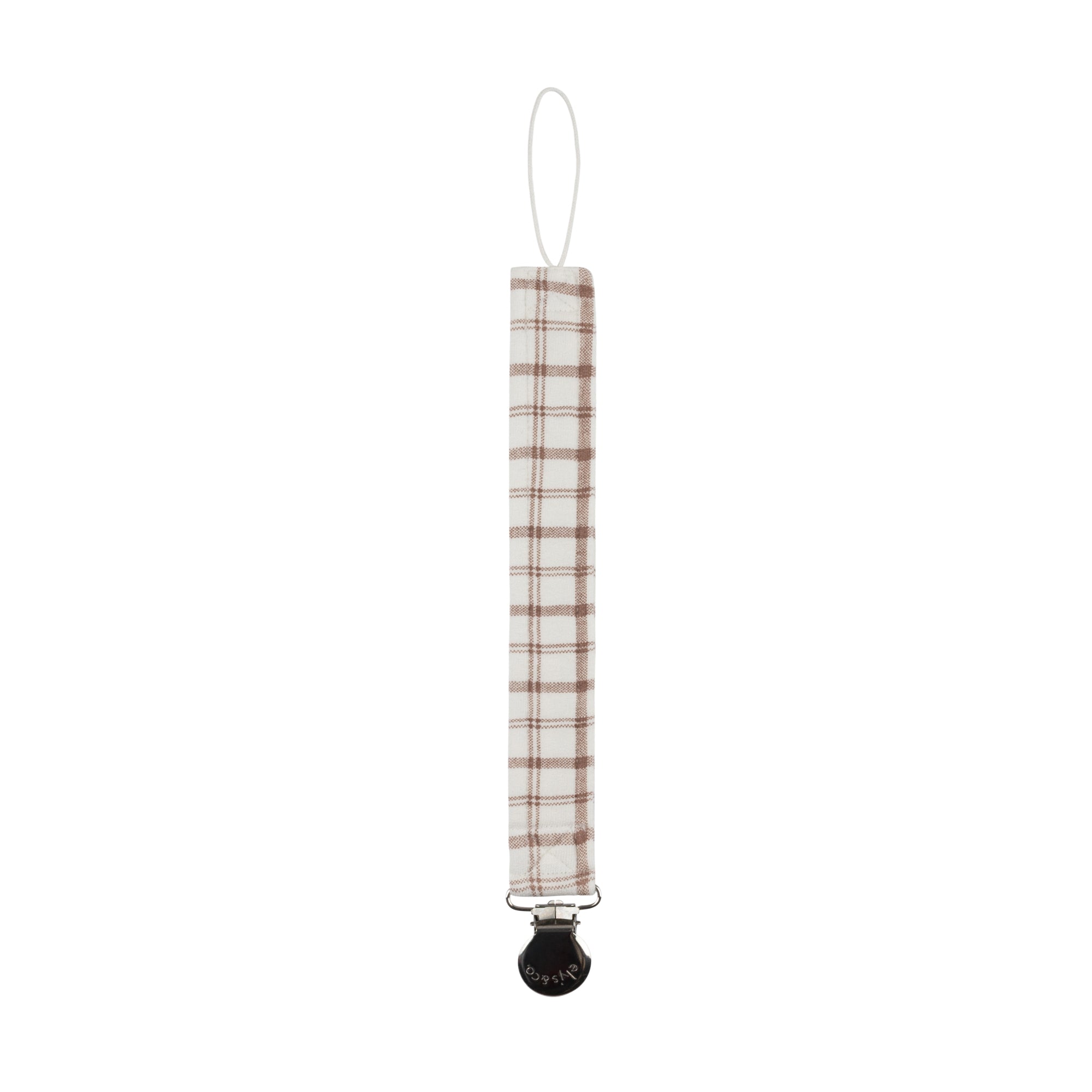 Modal French Terry Plaid Sheep Collection - Paci Clip