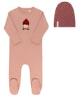 French Terry Autumn Kids Collection - Footie + Beanie