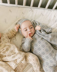 Cotton Floral Plaid Collection - Muslin Swaddle