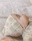 Cotton Floral Plaid Collection - Footie