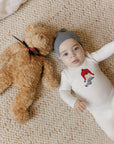 French Terry Autumn Kids Collection - Footie + Beanie