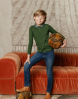 Velour Plaid Bear Collection - Polo