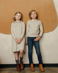 Cotton Floral Plaid Collection - Dress