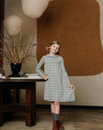 Cotton Floral Plaid Collection - Dress