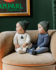 Velour Plaid Bear Collection - Footie