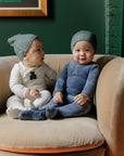 Velour Plaid Bear Collection - Footie
