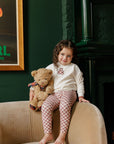 Velour Plaid Bear Collection - Sweatshirt + Leggings
