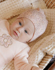 Velour Liberty Floral Collection - Footie + Beanie