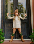 Cotton Floral Plaid Collection - Dress
