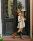 Cotton Floral Plaid Collection - Dress