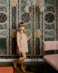 Cotton Floral Plaid Collection - Dress