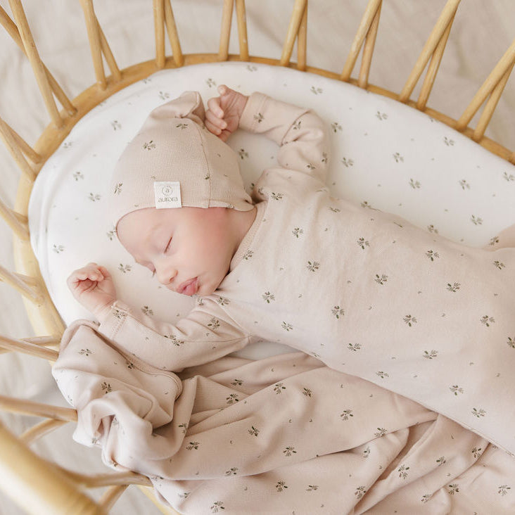 Breathable Floral Muslin Cotton Swaddle Blanket