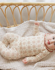 Cotton Floral Plaid Collection - Footie